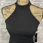 Lulus You Can't Ruche Love Black Ruched Bodycon Halter Dress Photo 1