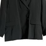 Madewell Black Oversized Relaxed Softdrape Blazer Jacket Size Small Photo 6