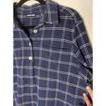 Lands' End Women's Plaid Dress Size XL Blue Academia cozy Cabincore Photo 4
