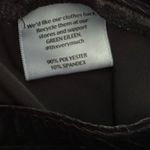 Eileen Fisher  Size S Black Velvet Pull On Pants Leggings Elastic Waist Minimal Photo 3