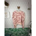 Free People  Too Good Pink Knit Cropped Pullover Sweater - Size - Large Photo 2