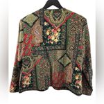 Orvis  vintage paisley floral patchwork corduroy jacket blazer size 12.  Academia Photo 1