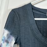 Free People We The Free -  Big Sur Tie Dye Blue Combo L/S Shirt Size XS EUC #1175 Photo 4