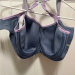 Panache High Impact Underwire Sports Bra 34G Navy Gray Purple Photo 6