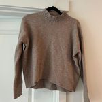 Uniqlo Tan  wool blend mock neck sweater Photo 0
