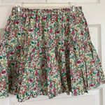 J.Crew  Floral Cotton Tiered Mini Skirt Size XXS Photo 10