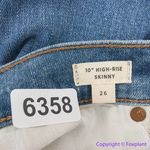 Madewell NEW 10" High-Rise Skinny Jeans in Dewitt Wash: Button-Front TENCEL, 26 Photo 12