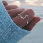 Pura Vida Silver Wave Ring Photo 0