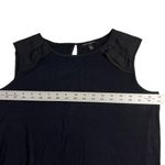 Banana Republic  Womens Black Ruffle Top Size Small Workwear Office Casual Photo 5