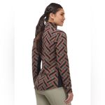 Kerrits Women's Geometric Button Down Shirt - Black and Brown Photo 6