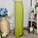 Boutique Avocado Green M Slit Skirt Photo 6