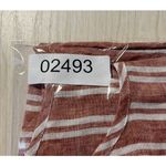 Christian Siriano 100% Linen SS Shirt Top Striped Boho Lagenlook Festival Beach Size M Photo 6