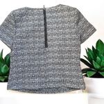 EXPRESS  NWT Black & White Tweed Top XS Photo 1