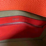 Bally Sommet Satchel Top Handle Medium Size Handbag In Beautiful Orange/pink. Pink Photo 11