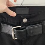 RtA Dexter Belted Straight Leg Boyfriend Jeans in Black NWOT Size XS Photo 11