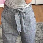 Shinestar paper bag plaid pants Photo 0