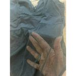 Gilligan & O'Malley Black Lace Bodysuit size XS Stretchy NWT Dotted Swiss V Photo 2