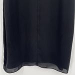 Babaton Aritzia Ruffle Short Cap Sleeves Burt Mini Shift Dress Black Size Large Photo 7