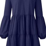 NWT Navy Blue Tiered Dress size M Size M Photo 0