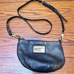 Marc by Marc Jacobs Classic Q Percy Black Pebble Leather Crossbody Mini Handbag Photo 0