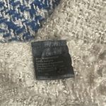 D&Y Oversized Plaid Woven Blanket Scarf Blue Red Fringe OS Photo 6