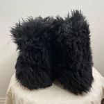 UGG  Australia Classic Short‎ Fluff Momma Mama Baby Black Mini Winter Boots 8 Photo 3