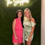 Glam Small One Shoulder Dress Hot Pink Photo 1