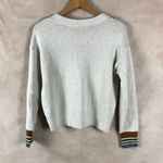 Skies Are Blue  Boho Striped V-neck Cardigan Sweater XS Photo 3