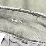 American Eagle  Twill Midi Super Stretch Shorts size 10 Photo 3