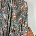 Anthropologie current air floral print lightweight blouse size small Photo 4