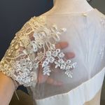 Women’s Ivory Lace Top Chiffon V Photo 6