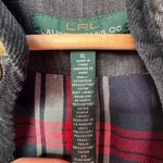 Lauren Ralph Lauren Quilted Snap‎ Front Plaid Lined Jacket in Black Size XL Photo 6