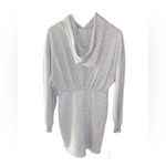 Topshop NWT Hoodie Sweatshirt Dress in Light Gray - size 8 Photo 2