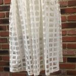 ASOS  Full Skirt sz 4 Cream color Midi Skirt Photo 2