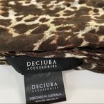 DECJUBA ACCESSORIES Women's Brown Leopard Print Modal Scarf Photo 10