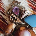 Head Artisan 925 Silver Serpent's Cowrie Shell Pendant Photo 2