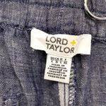 Lord and Taylor Women’s Linen Chambray Trouser Pants Photo 9