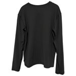 Girlfriend Collective Women’s Size S Black Relaxed Long Sleeve Crewneck T-Shirt Photo 2