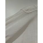 ZARA Womens Oversized Sheer Boho Peasant Blouse Small Cream Photo 6