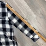 Victoria's Secret Victoria’s Secret Plaid‎ Flannel Shorts Sleep Romper Black White Small Photo 11