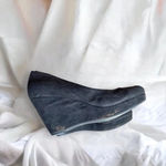 a.n.a  wedge‎ round toe suede heel size 8w Photo 5