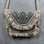 Antik Kraft Boho Festival Crossbody Bag Coin Fringe Tassel Embroidered Tribal Photo 3