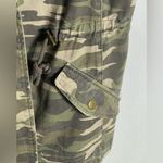 American Rag  Women’s Camo Utility Vest Zip Front Drawstring Waist Size S Photo 2