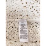 Madewell  Womens Sweater Beige Crochet Polo V Neck Long Sleeve Pullover Boho XS Photo 10