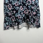 Loft NWT Midnight Garden Flounce Ruffle Hem Dress Boho Preppy Summer Size 2 Photo 3