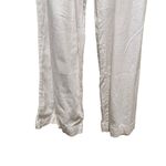 Ci Sono Smocked Waist Linen Blend Pants White Women’s Large Photo 1