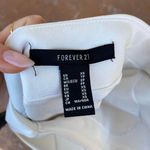 Forever 21 white mini skirt  Double lined Photo 6