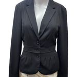 Elle  Women Black Suit Jacket Size 4 SKU 1588 Photo 0