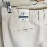 ZARA  Cargo Cream Pants Denim Size 6 New‎ Photo 4