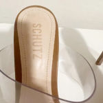 Schutz  Ariella Sandal Heels in Wood size‎ 6 Photo 3